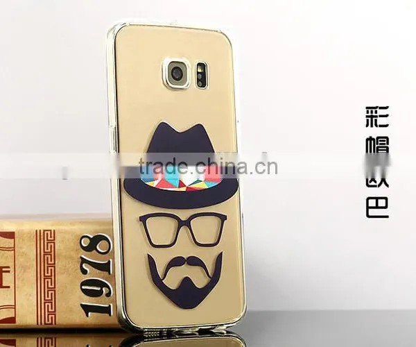 Exquisite Transparent Coloured Drawing Silicone Soft Case for Samsung photo-2