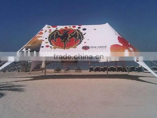 Factory Sale White Oxford Fabric Star Tents Star Shaped Canopy Tent Star Shade Tent Canopy Star Sun Shelter photo-4