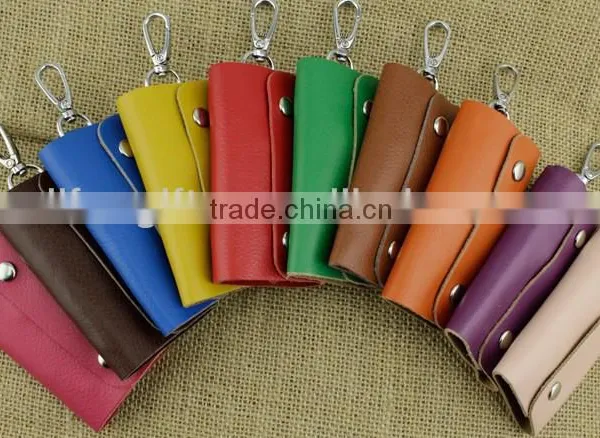 2016 Realiable Quality Colorful Leather Key Holder