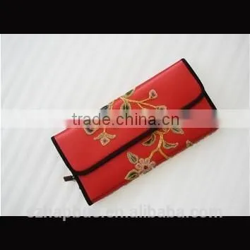 Handmade Silk Embroidery Ladies' Purse/ Wallet/Handbag photo-3