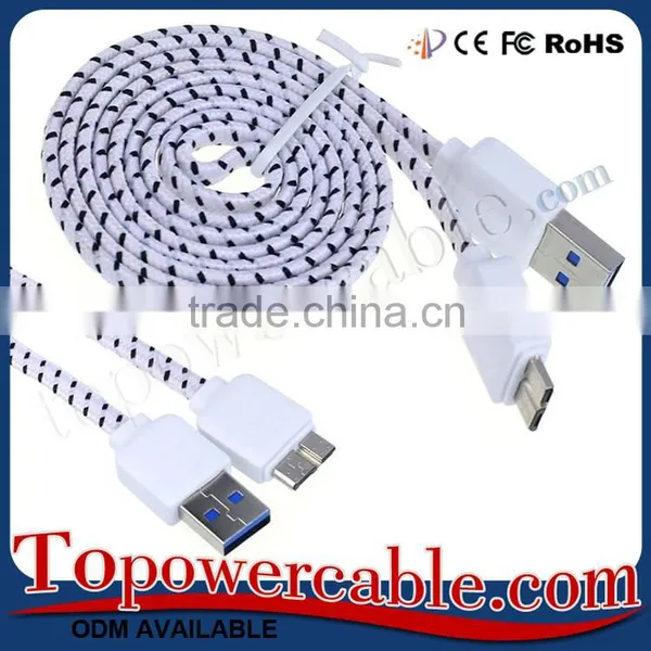 Guangzhou Factory Wholesale Braided Nylon Cell Phone El Usb Data Cable Cords photo-4