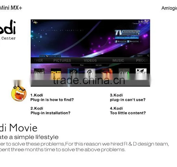 Vensmile T95N Mini MX+ 1GB/8GB Amlogic S905 T95N Mini MX Android 5.1 Smart tv Box Kodi 16.0 T95n tv Box Support 4K photo-6