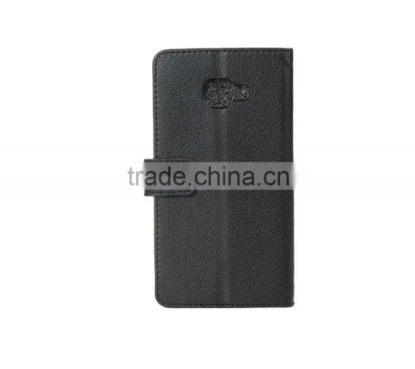 Luxury MMT PU Leather Case With Card Slot for Samsung C5 Litchi Grain Anti Shock Holder Frame Flip Wallet Case for Samsung C5 photo-4