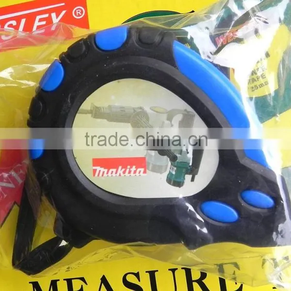 Two Brake Stop Rubber Cover Steel Measuring Tape photo-2