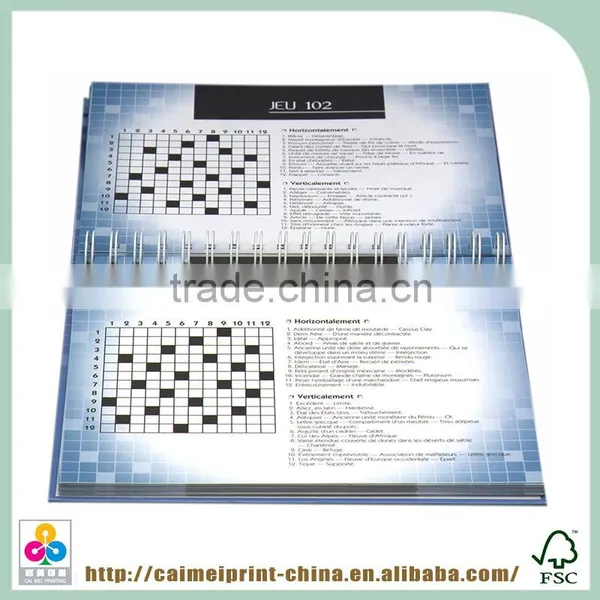 Spiral Binding Bingo Paper Book Bingo Game Cards Printing photo-2