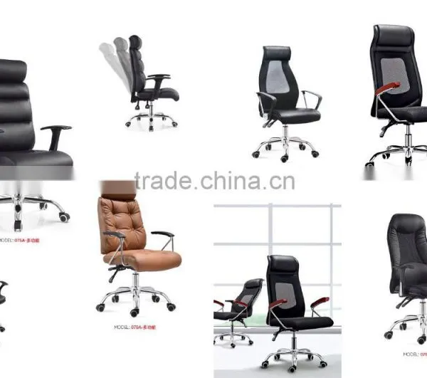 2015 Swivel Ergonomic Vintage Leather Chair photo-2