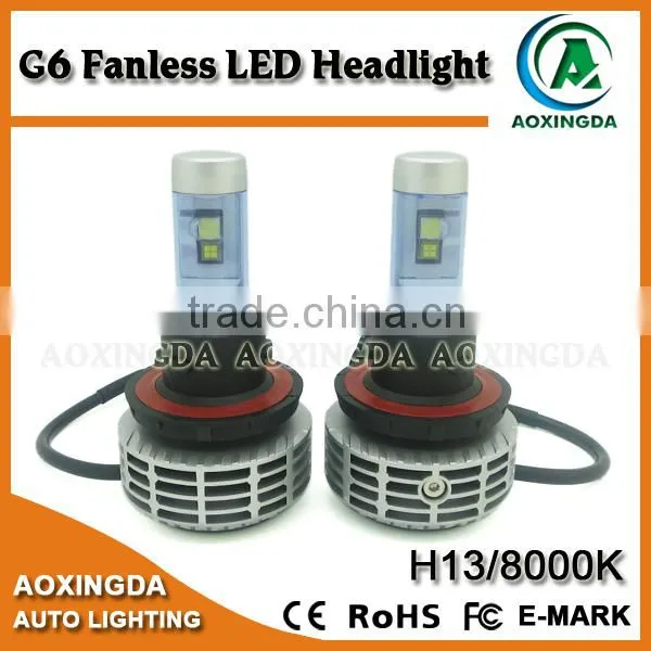 G6 Fanless All in One LED Headlight H13 Hi/Lo 6000LM photo-2