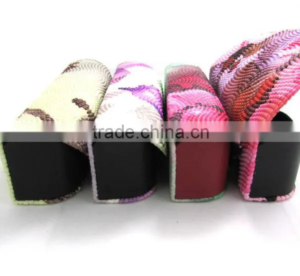 Colorful Solide Handmade Eyeglasses Case photo-2