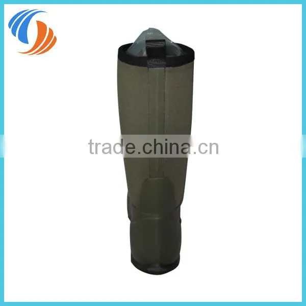 Hunting and Fishing Boots Green Neoprene Rubber Boots photo-3