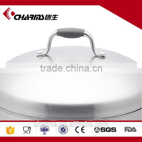 Sandwich Bottom Stainless Steel Cookware Steam Cooking Pot photo-3