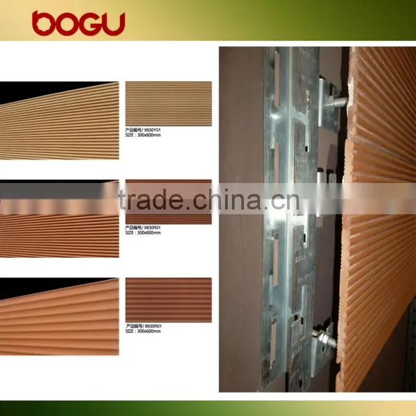 300x600mm Exterior Terracotta Facade Fixing System