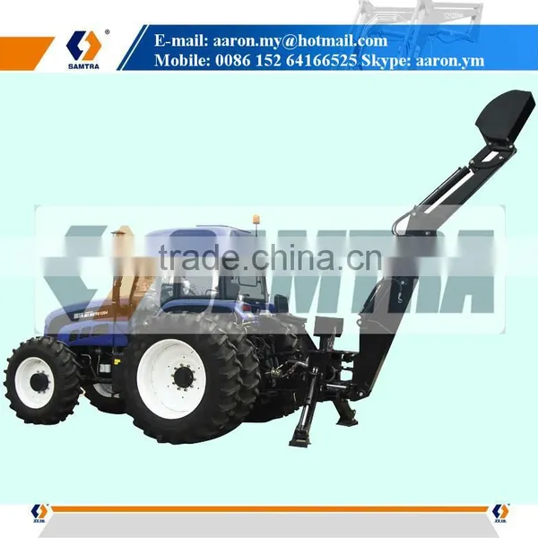 Tractor Backhoe Loader, LW Backhoe Digger With Thumb Grab photo-6