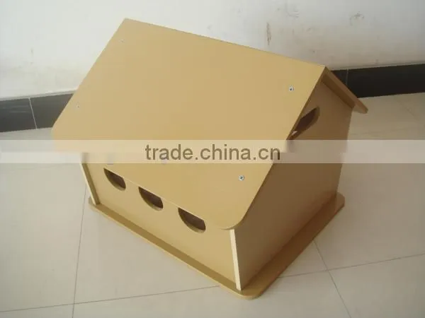 Fashionable Wooden Dog House With Mat photo-5