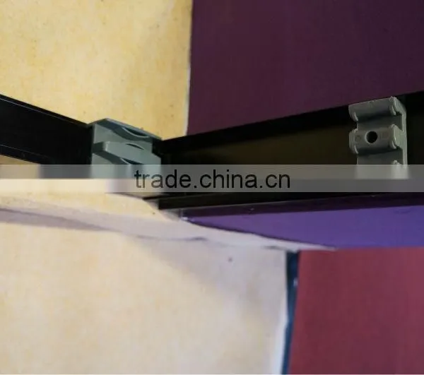 Black Framed Sliding Adjustable Automatic Shower Doors(KD6018) photo-5