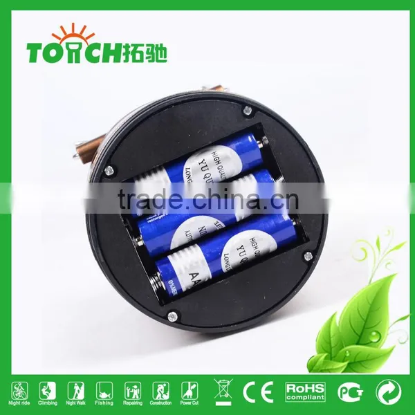 Flashlight Manufacturer Plastic Solar Rechargeable Camp Light Long Working Hour 3*AAA Battery Tent Lamp Emergency Lantern photo-5
