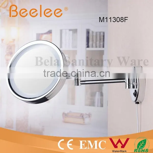 Single Side 8.5 Inch Round Wall Mirror Led Comestic Mirror photo-3