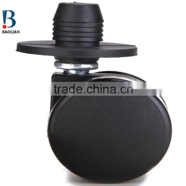 2016 Novelty Sales 30mm Black Nylon Swivel Furniture Twin Plastic Caster Wheels photo-6