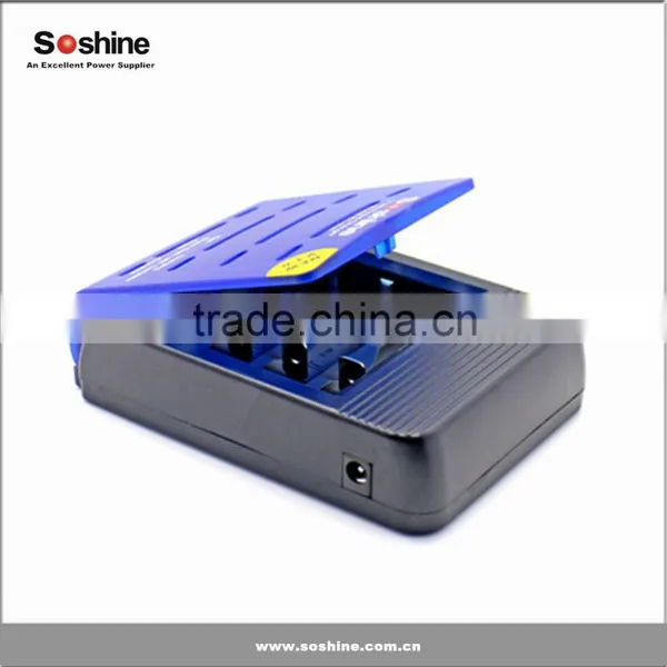 2016 New Customized 12v Lithium Ion Batteries Charger With LED Light Indicator for 18650/18650(protected)/17650/18500/17500 photo-4