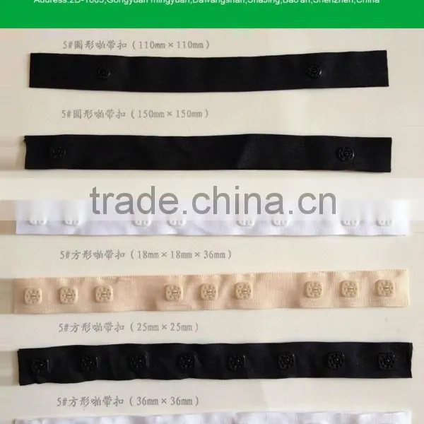 18x25x25mm Plastic Snap Button Tape for Clothing photo-3
