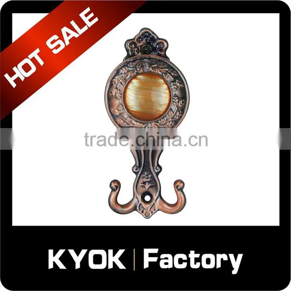 KYOK Latest Style Metal Curtain Hooks,2016 Classic Designs Zinc Curtain Hooks, High Quality Fashion Crystal Curtain Rod Hooks photo-3
