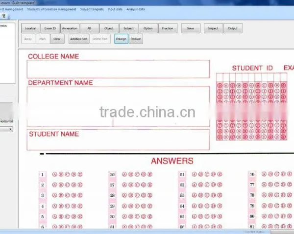 OMR Testing Software /OCR/ ICR Software/document Software