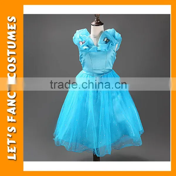 Factoy Wholesale Top Quality Frozen Elsa Dress Elsa Dress Cosplay Costume in Frozen Disny Frozen Elsa Dress PGCC-2400 photo-2