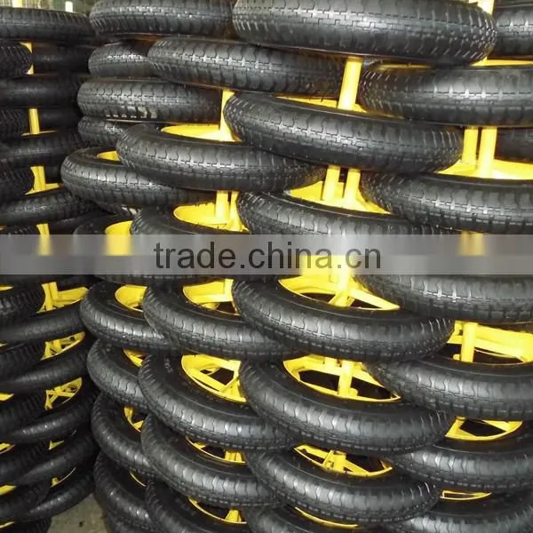 China Wheelbarrow Wheels With Plastic Rim photo-6