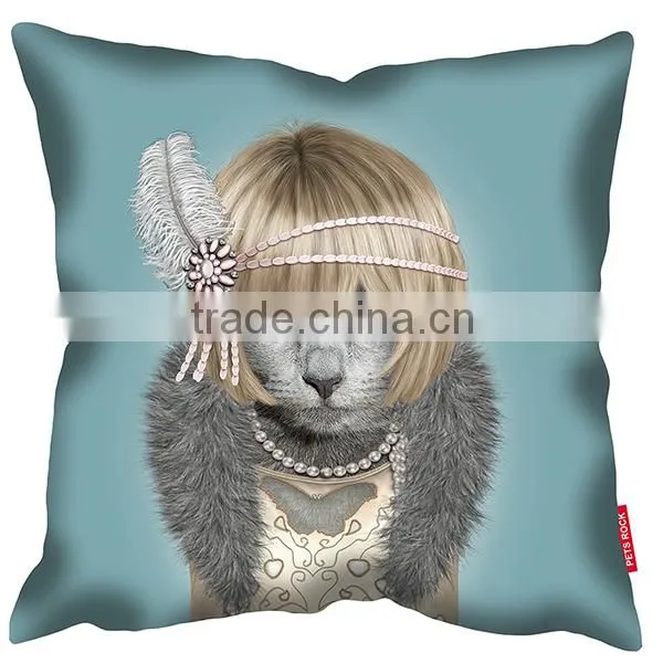 Beautiful Face Car Decorative Cushion Pillow photo-6