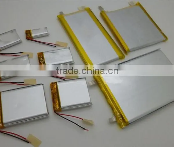 3.7v 850mah Lipo Battery Cell / Li-ion Battery 3.7v 650mah / li Polymer Battery 3.7v