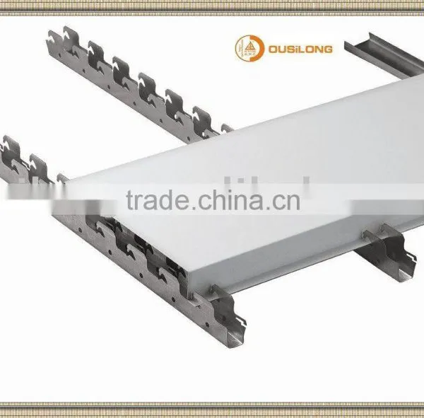 Metal Suspended Ceiling Panel Aluminum Strip Ceiling H-shaped Strip Ceiling