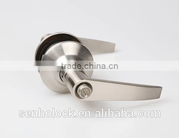 Zinc Alloy Tubular Lever Handle Door Lever Lock Set photo-2
