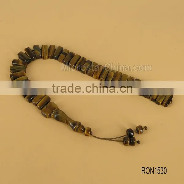 Creative Products 66pcs 8mm Lapis Tasbeeh Beads Tesbih Islamic Prayer Beads photo-5