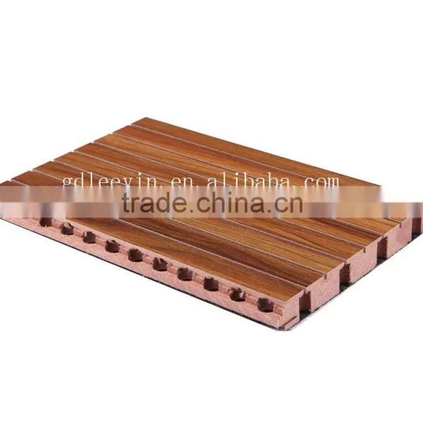 High Quality Groove Wooden Acoustic Panel for Wall Decoration photo-4