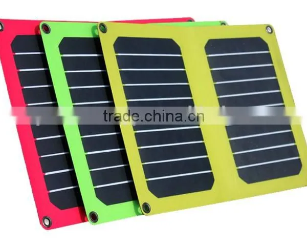 Leather Case Photovoltaic Solar Charger USB 2.0 Output for Smartphone photo-3