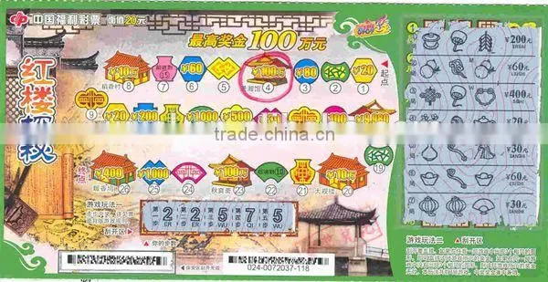 Thermal Lottery Tickets Printing High-tech