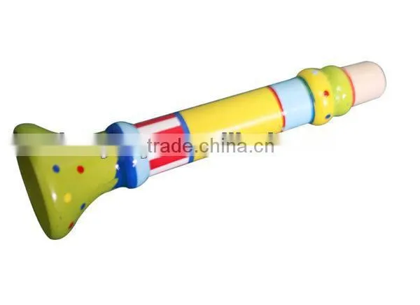 Tubular Musical instrument flute toy for kids/wooden toy flute