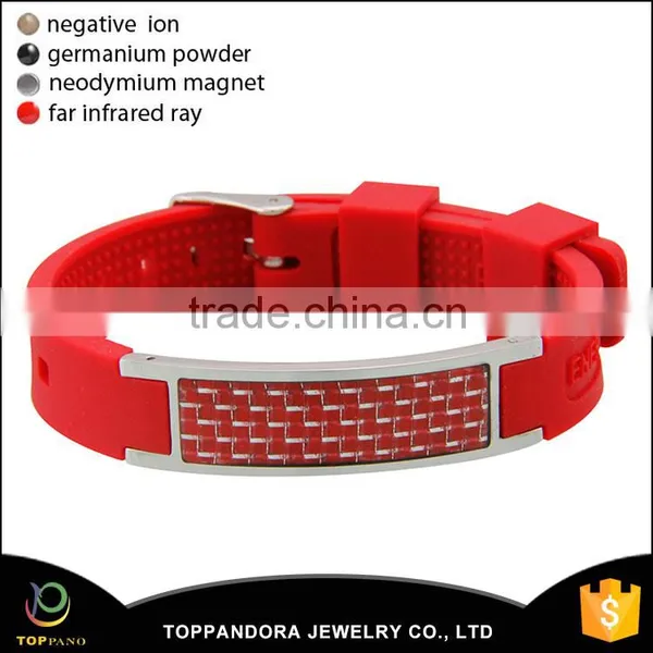 Most Popular Fashion Silicone Jewelry Fitness Sports Silicone Bracelet for Ladies