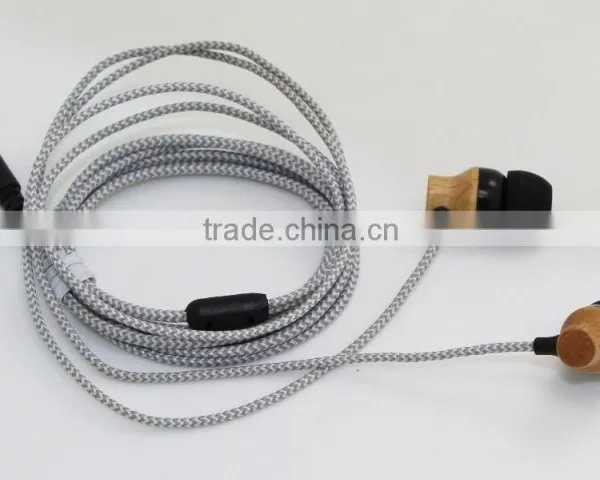 Hot Selling In-ear Headphones Wooden Earphones 2016 Fast Selling Free Sample Offered photo-2