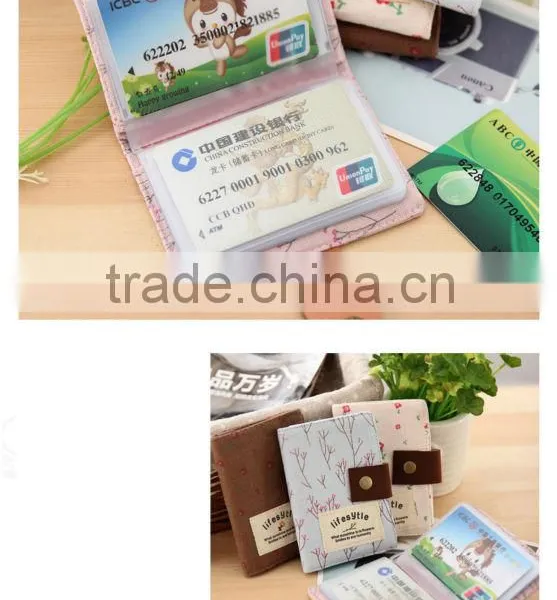 Floral Credit ID Card Wallet Purse Holder Pouch Coin Bag photo-5