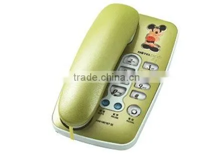PBX Corded Basic Telephone,Analog Phone, Pulse/Tone Switchable, Flash.