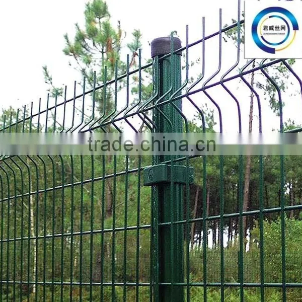 Good Products! PVC Coated Curvy Welded Fence With Factory Price