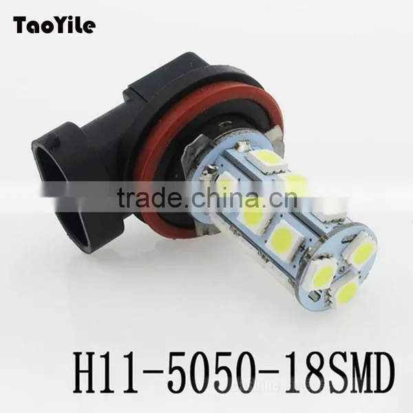 Advertising Product Auto Fog Led Light 9005 9006 H11 18smd 5050 12V Led Vehicle Lights,Car Fog Lamp Bulb