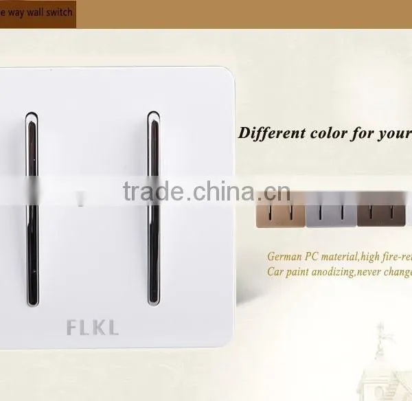 Hot Sale!!! Switch 2 Gang 1 Way Or2 Way Wall Switch,made in China photo-2