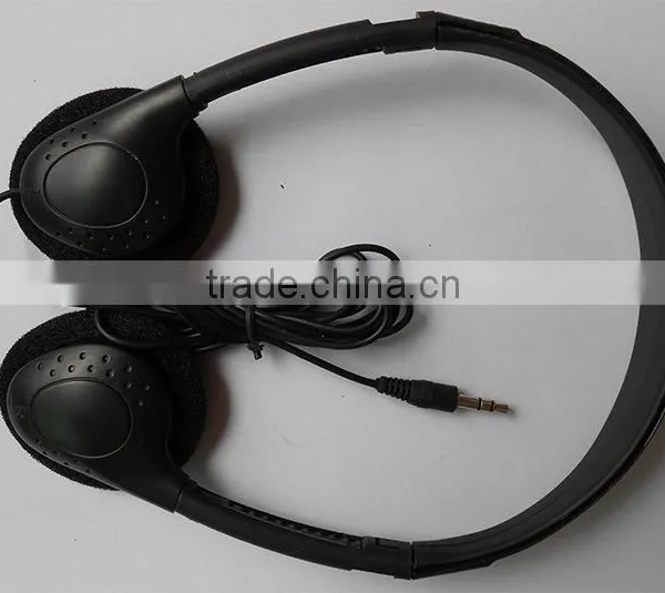 Headband Style Cheap Disposable Bus Headphones Manufacturer photo-3