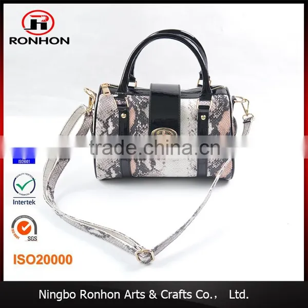 2016 Trency Snakeskin Leather Bag, Fashion Hand Bag photo-6