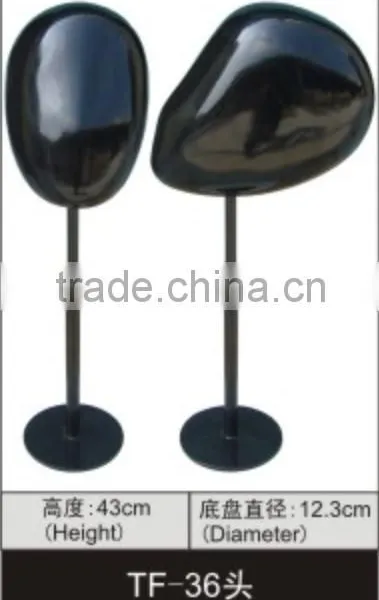 Fashion Fiberglass Realstic Hat Display Mannequin Heads photo-5