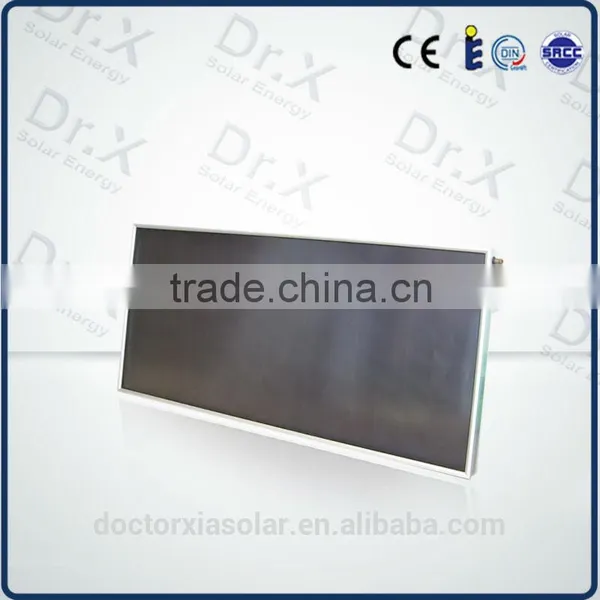 High Efficiency Balcony Black Chrome Selective Coating Flat Plate Collector Prices photo-2