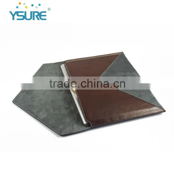 Soft Hand Feeling PU Leather Fabric Universal Envelope Bag Case for IPad Air 2 photo-4