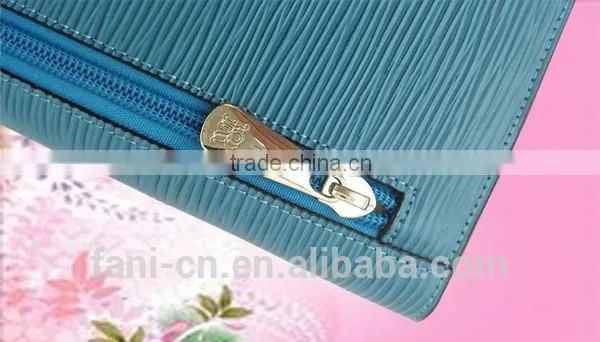 Elegant and Stylish With Snap Fastener&zipper Design Clutch Leather Wallet for Women photo-3