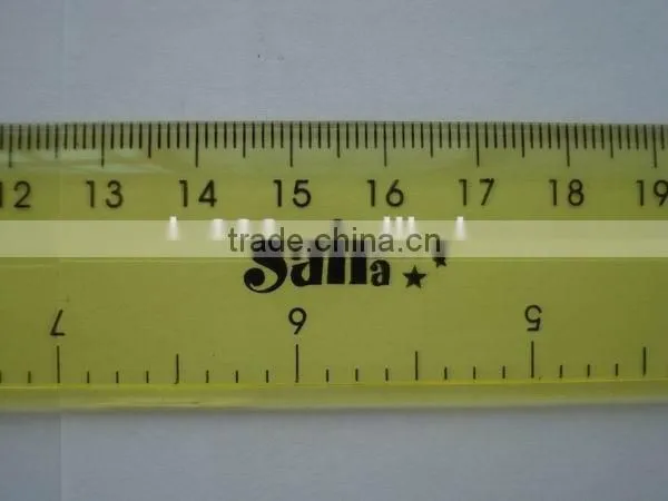 Factory Price Cutom 30cm 12' Plastic Ruler With Logo Printing photo-3